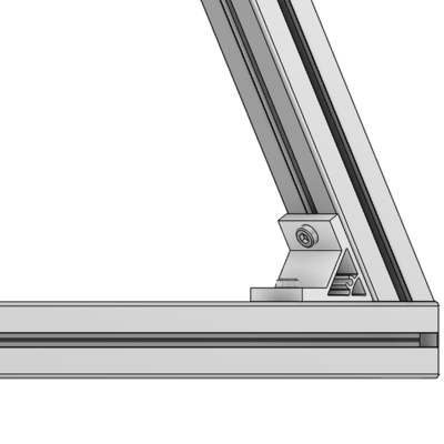 40-560-1 MODULAR SOLUTIONS 60° SUPPORT ANGLE WITH HARDWARE
